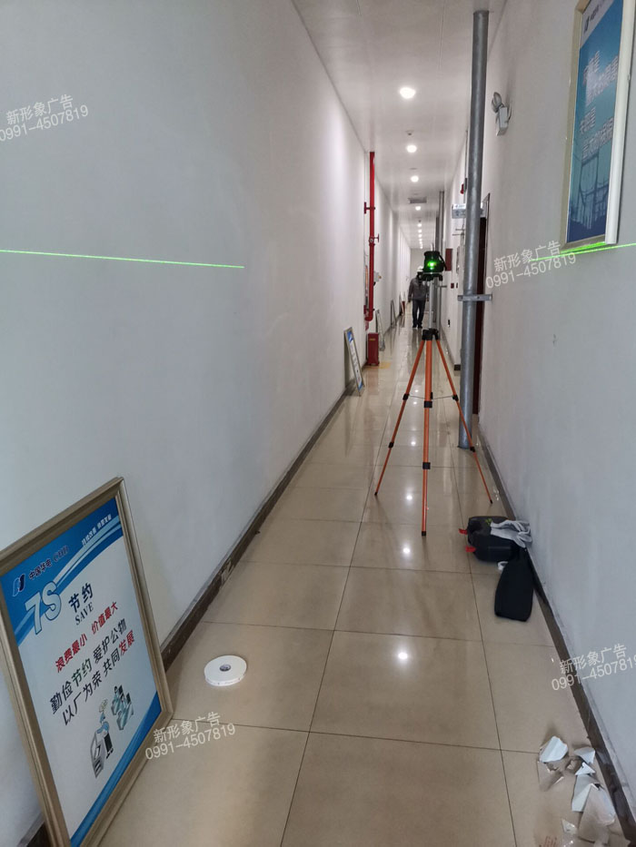 樓道內企業文化樹脂...